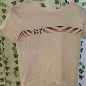 Hollister cropped tee